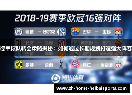 德甲球队转会策略揭秘：如何通过长期规划打造强大阵容